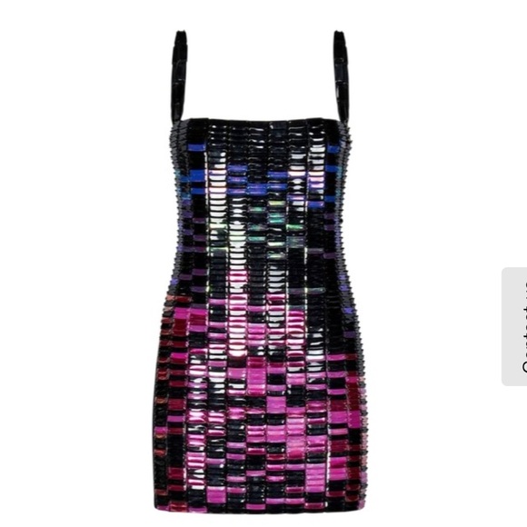 Attico Rue Mini Dress NEW - Picture 2 of 13